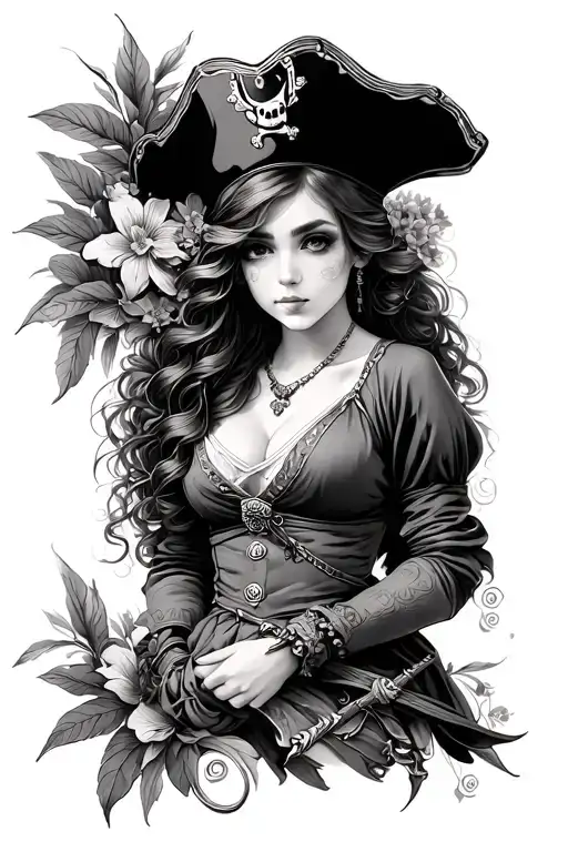 Beautiful Pirate Girl