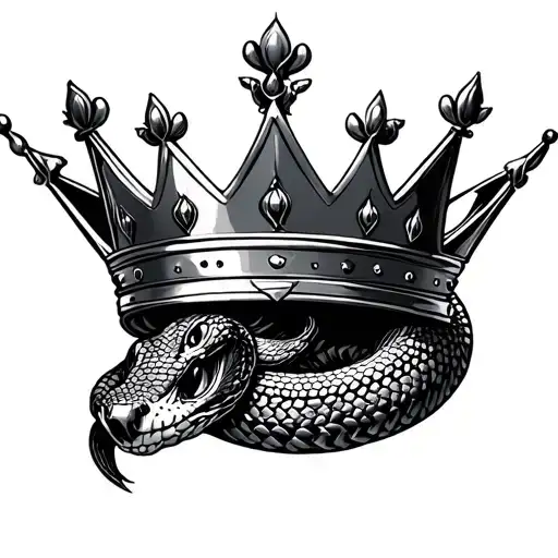 Crown With A Snake