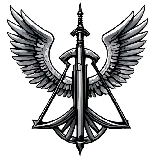 Ak 47 Libra Symbol Intertwined