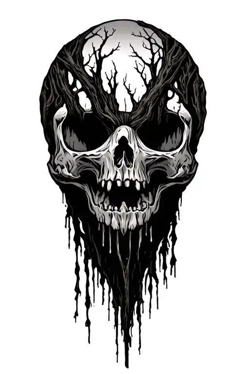 Swamp Trees Small Skulls In Tree