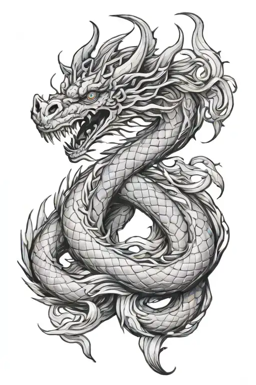 Goddess Dragon Wrapped