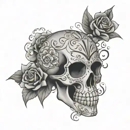 A Cool Day Of The Dead Skeleton