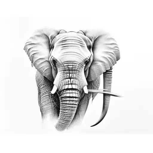 Elephant Skelton Face