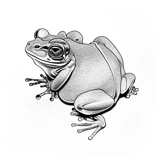 Japenese Frog With Kasa