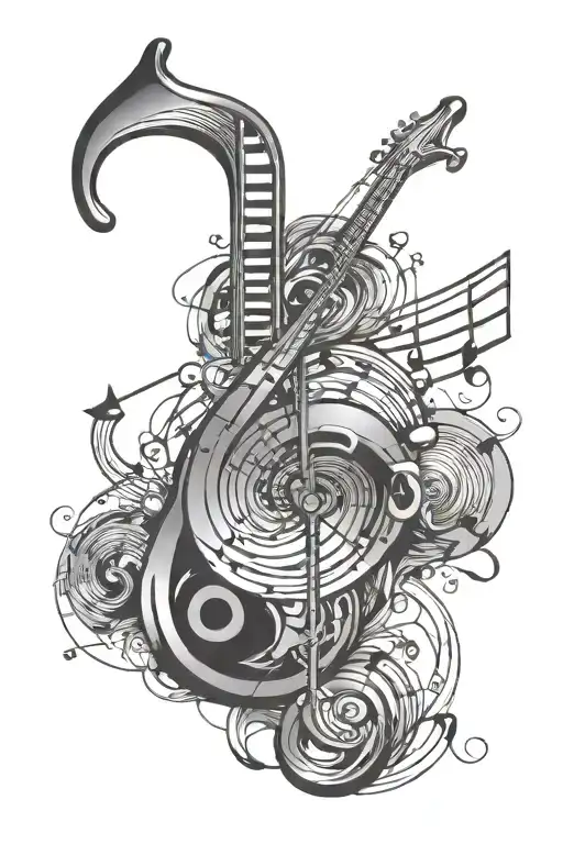 Music Notes Forarm