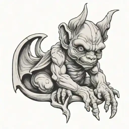 Spooky Cute Baby Gargoyle