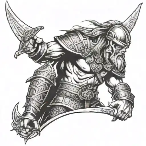 Last Standing Viking Warrior