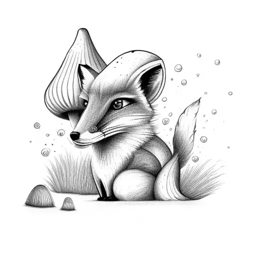 Fox Mushroom Motorcycle