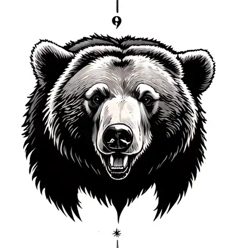 Canadian Rocky Mountains Grizzly Bear Compass Son Born