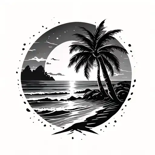 Sunset Justo Sun And Beach