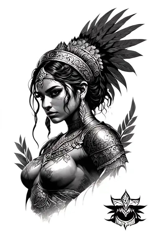 Amazonian Warrior Woman