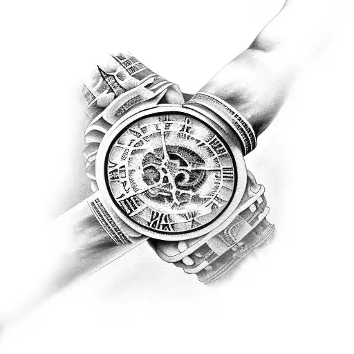 Forearm Sleeve Inclding The Roman Numerals Cmxcix