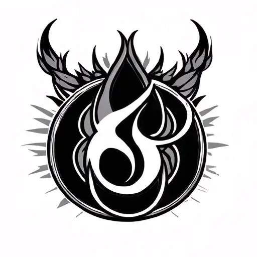 On God With Gye Nyame Symbol Replacing The O In God