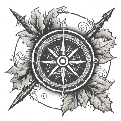 Vegvisir Compass Symbol
