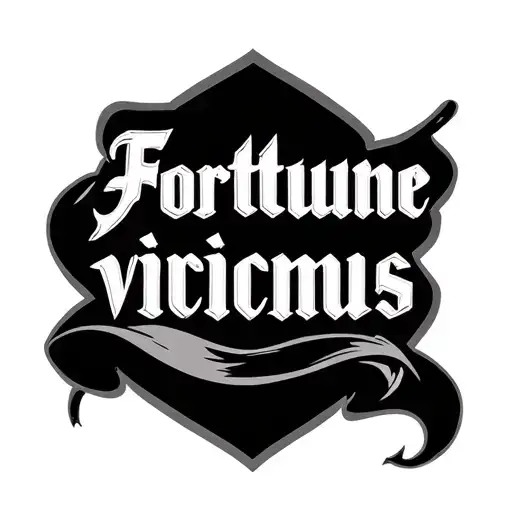 Roman Latin Phrase 'Fortitudune Vincimus'