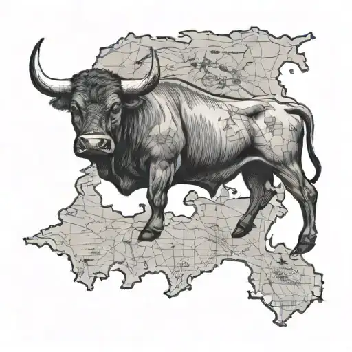 Map With Bull Ring