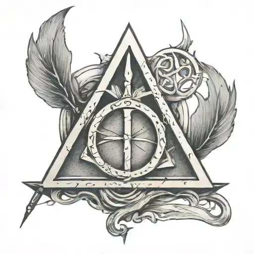 Dentistry Symbol And Harry Potter Deathly Hallows