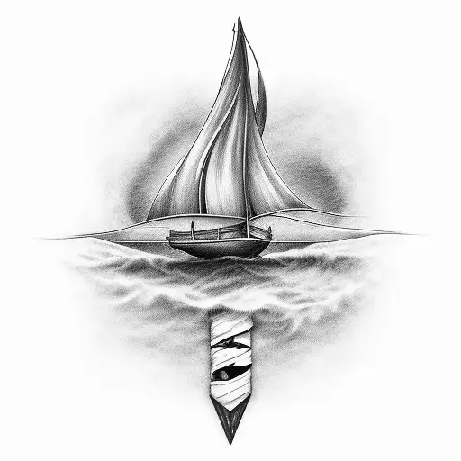 Grim Reaper Sail Boat