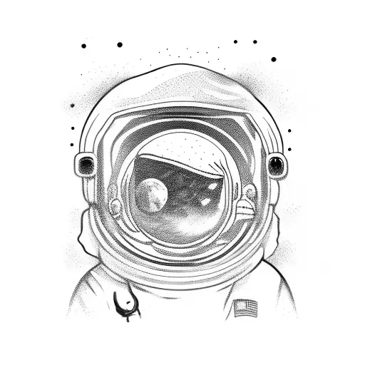 Astronaut Snowboardist