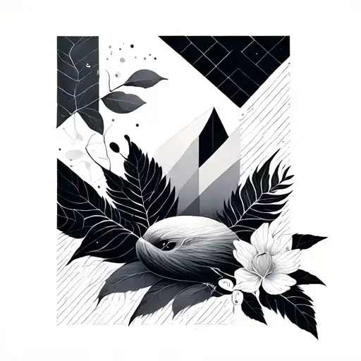 Geometric Nature Sleeve