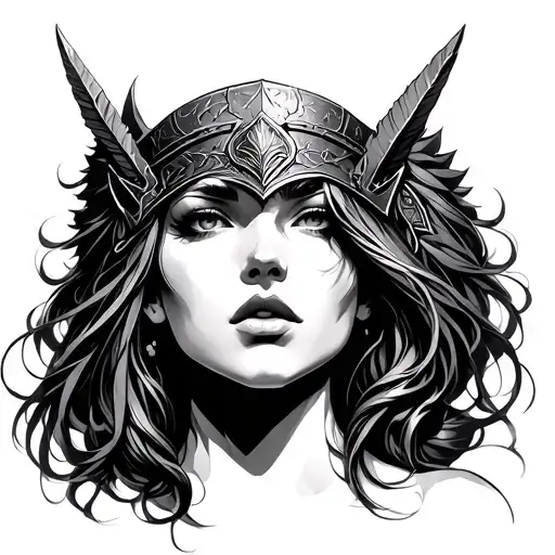 Valkyrie Face Sexy Girl