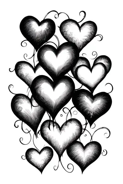 10 Hearts Symbolizing Love