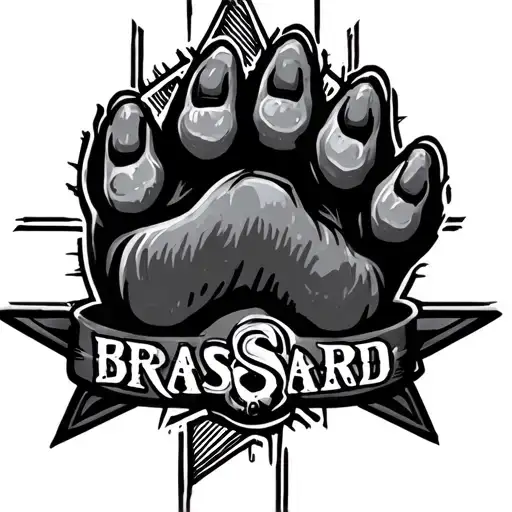 Brassard Tattoo With My Dog's Paw The Stuff The Mechanics And A Star