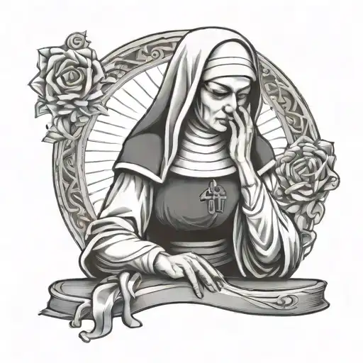 Gangster Nun Praying