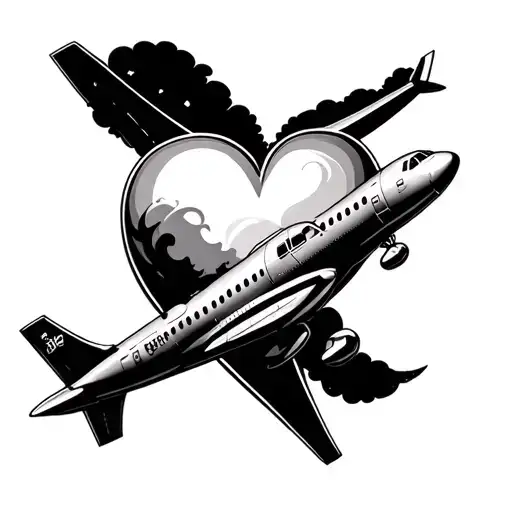 Wave Heart Airplane