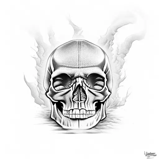 Hyper Realistic Las Vegas Raiders Skull