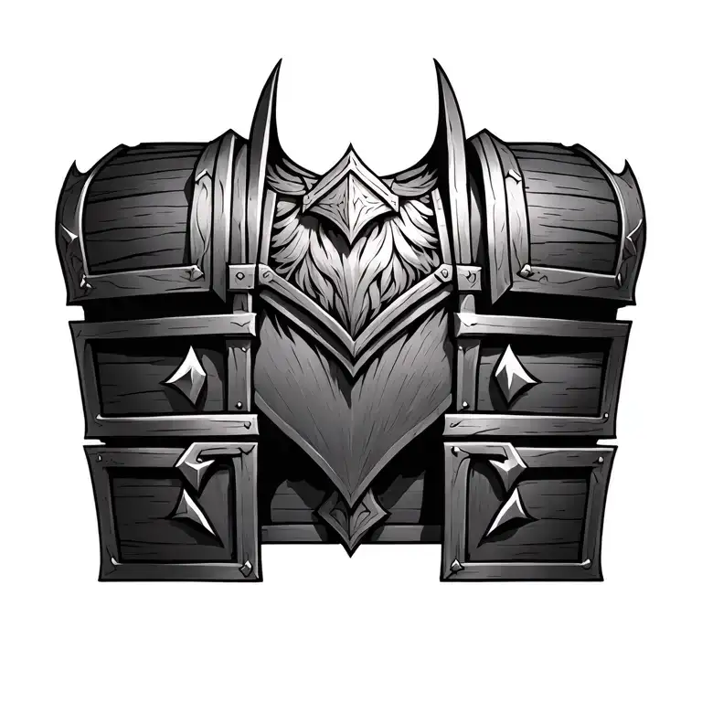 Viking Chest Piece Incorporating Elements