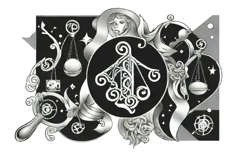 Leo Gemini Pieces Libra Zodiac Sign