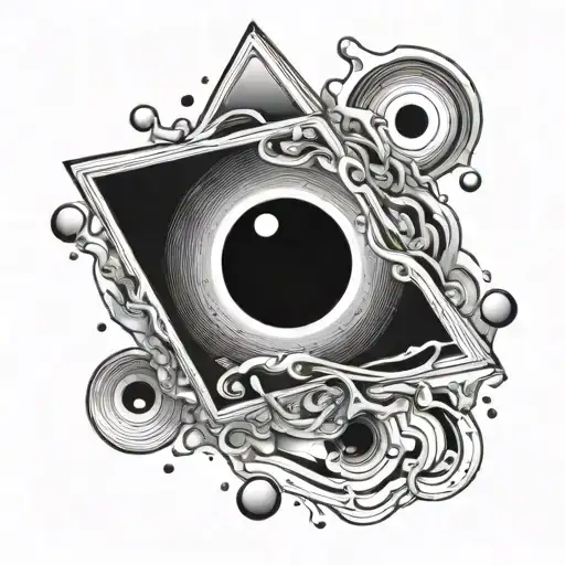 Triangle And Black Hole Accretion Disk