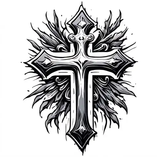 Catholic Cross Write