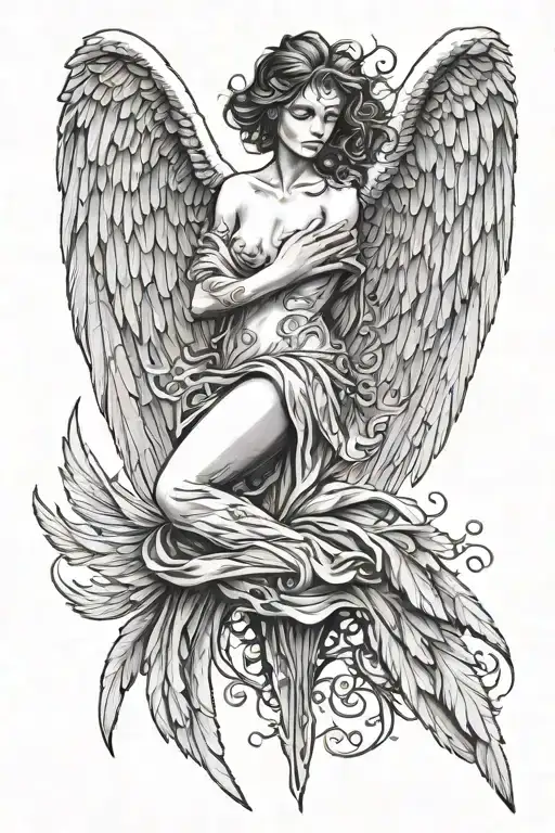 Fallen Angel Wings Only