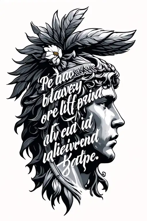 Roman Quote About Bravery With Roman