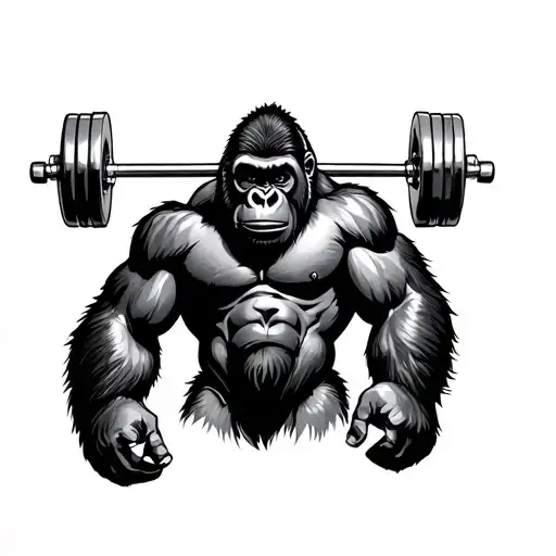 Gorilla And Barbell