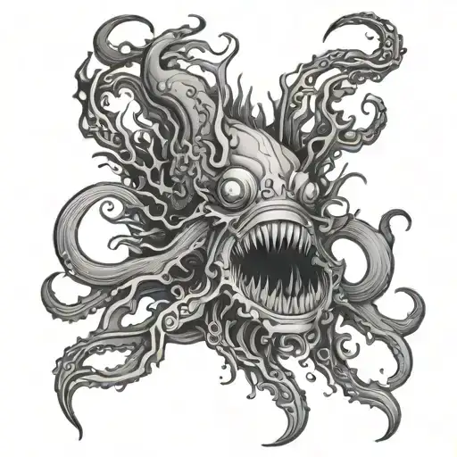 Ocean Creature Menacing