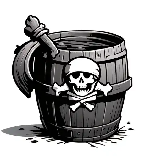 Pop Up Pirate Toy In A Barrel