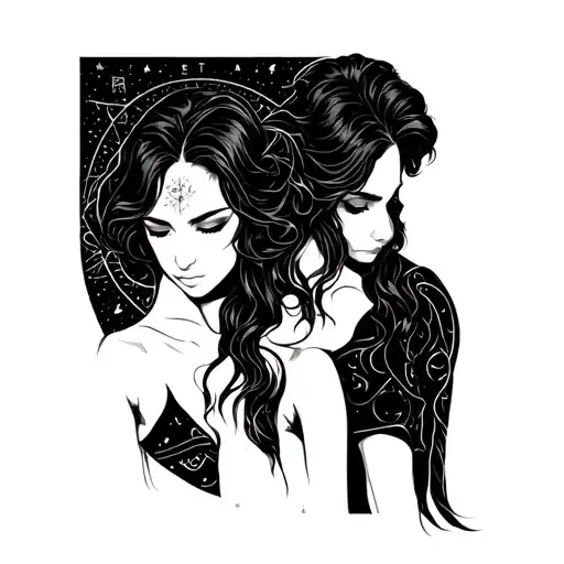 Astrological Sign Gemini With Figure 12 With My Best Friend