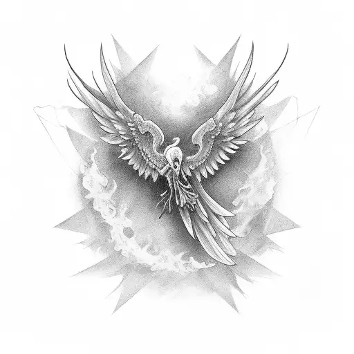 A Fenix Flying To A New Part Of Life