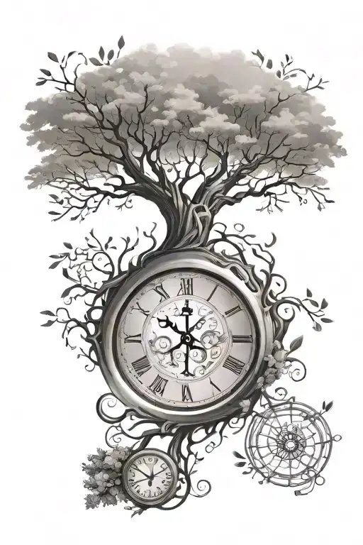 Clock And Tree Of Life