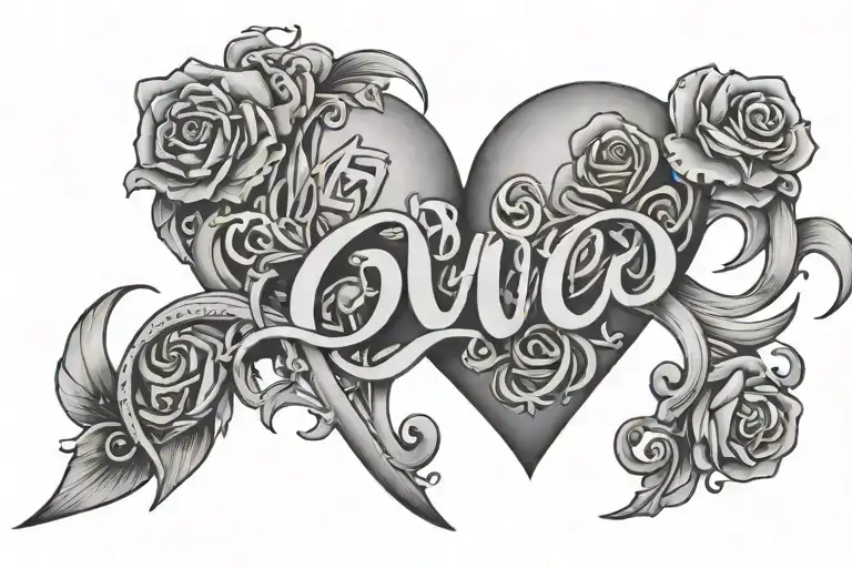 Love And Name Written Inside