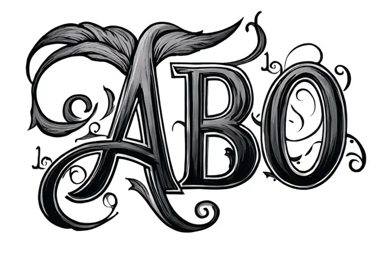 Abo Word 'Family' Written