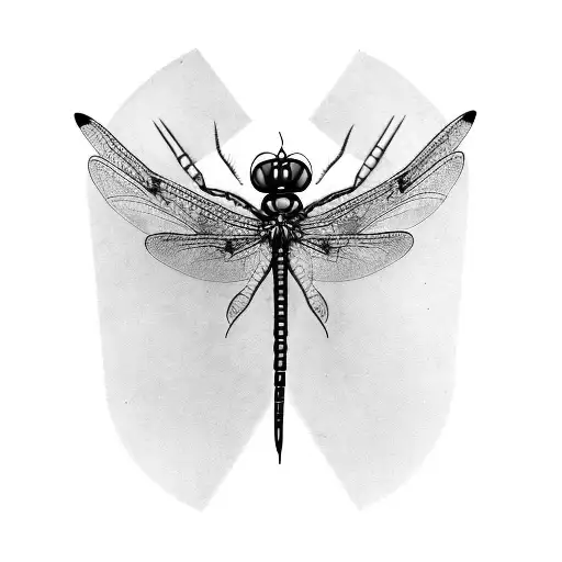 A Dragon Fly That Will Go On My Knee Incorporating Space For My Kneecap