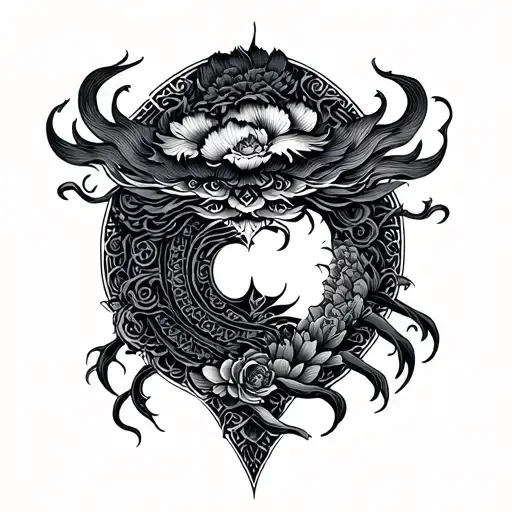 Mi Ni Tattoo Among Each Other In A Chinese Form