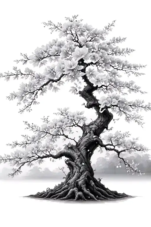 Forearm Family Tree Growing Cherry Blossoms