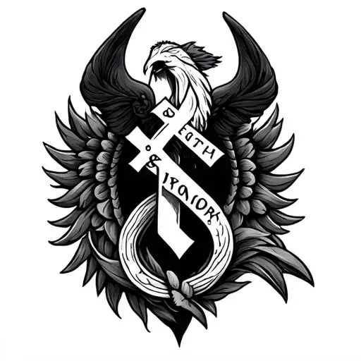 Strength & Honor Faith Integrity Family Scottish