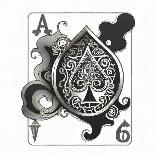 Mechanical Ace Playing Card