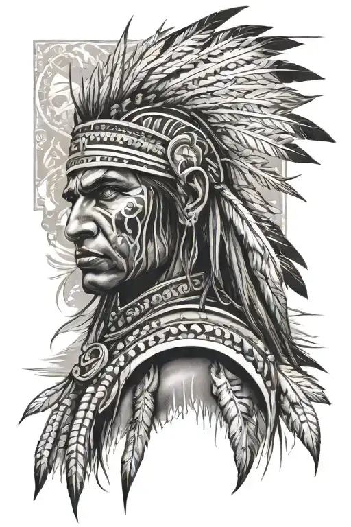 Apache Indian Warrior